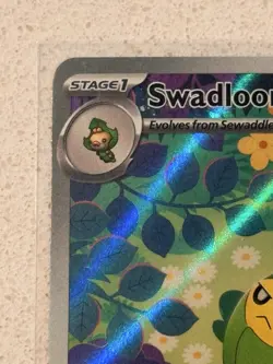 Pokemon TCG White Flare Swadloon Card Illustration Rare, 088/086, Near Mint - Image 3