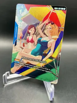 Moment of Rest (Alt Art) GD04-102 U+ Phantom Aria Foil Gundam Card Game NM/M - Image 2