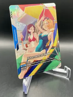 Moment of Rest (Alt Art) GD04-102 U+ Phantom Aria Foil Gundam Card Game NM/M - Image 3