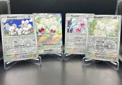 4x Maushold Holo Lot - Unique Art Collector's Lot of Maushold Pokemon Cards - Image 1