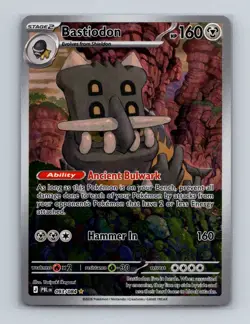 Bastidon 093 2026 Pokemon Pitch Black Illustration Rare Card NM+ (a) - Image 1