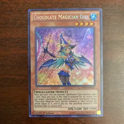 Chocolate Magician Girl MVP1-ENS52 1st Edition Secret Rare Yugioh Card Near Mint - Image 1