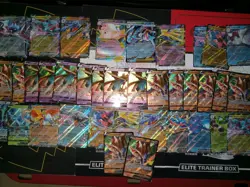 Pokemon Card Lot of 150 Cosmic Holo Promos, Ex, Mega Rares, Mistys Psyduck - Image 2