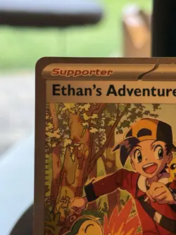 Ethan’s Adventure 236/182 Destined Rivals Illustration Rare Pokemon Card NM - Image 3