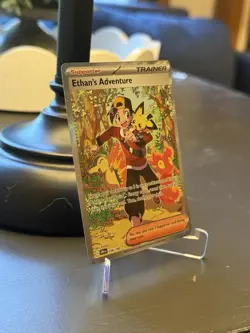 Ethan’s Adventure 236/182 Destined Rivals Illustration Rare Pokemon Card NM - Image 5
