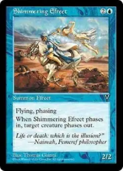 Shimmering Efreet x4 Visions MtG NM - Image 1
