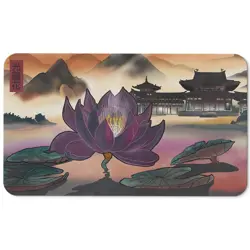 Paramint Light Lotus (Stitched) - MTG Playmat Magic The Gathering - Image 1