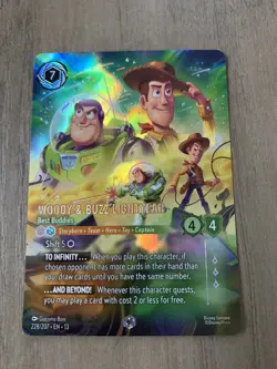 Lorcana Woody & Buzz Lightyear Best Buddies Enchanted #228 Attack of the Vine - Image 1