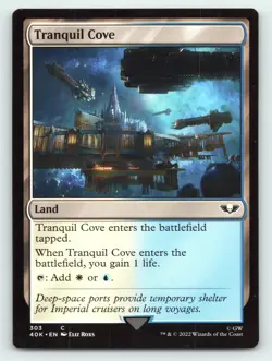 Tranquil Cove 303 Universes Beyond: Warhammer 40,000 Magic: The Gathering NM - Image 1