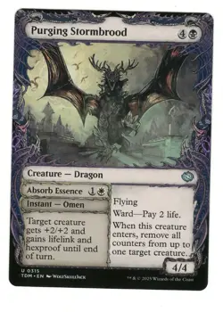 MTG Purging Stormbrood Showcase Tarkir Dragonstorm Magic The Gathering - Image 1