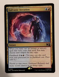 x1 Galvanic Iteration R MTG Commander: Marvel Super Heroes M/NM, English - Image 1