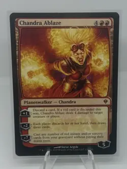 Chandra Ablaze 120 Mythic Zendikar Magic: The Gathering Near Mint - Image 1