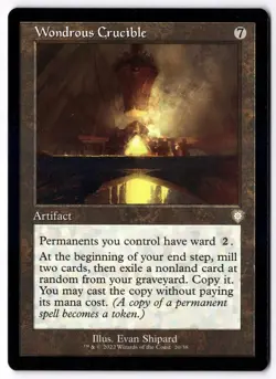 Wondrous Crucible (Retro Frame) BRC 20 Magic: The Gathering R NM - Image 1