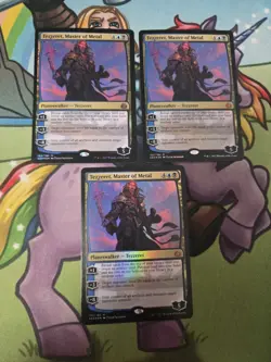 Tezzeret, Master of Metal X3 Foil Mint EDH Cube Budget Staples - Image 2