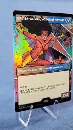Spider-Woman, Stunning Savior (Borderless) Marvel's Spider-Man Foil MTG E - Image 5