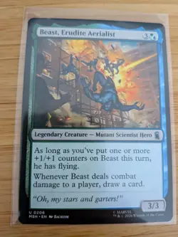MTG Beast, Erudite Aerialist 0206 Marvel Super Heroes M/NM Free UK P&P - Image 1