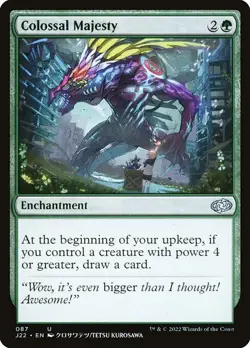 Colossal Majesty NonFoil Jumpstart 2022 87 NM MTG - Image 1