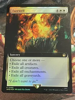 MTG - 1x Farewell - Extended Foil / Doctor Who NM - Image 1