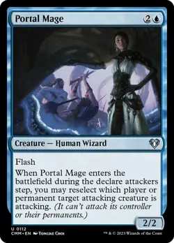 x4 Portal Mage - Foil U MTG Commander Masters M/NM, English - Image 1