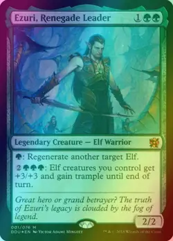 Ezuri, Renegade Leader - Foil NM (MTG Duel Decks: Elves vs Inventors 001) - Image 1