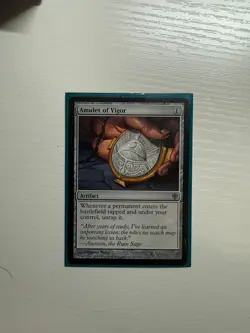 Amulet of Vigor MTG MP Worldwake 121/145 Magic: the Gathering Artifact - Image 1