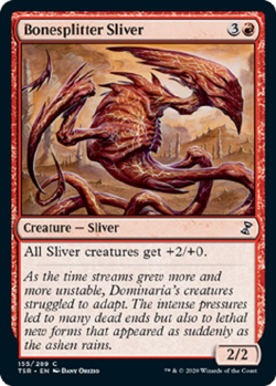 FOIL BONESPLITTER SLIVER NM! *TIME SPIRAL REMASTERED* - Image 1