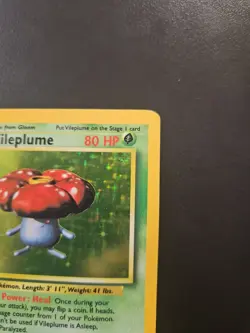 Pokemon TCG Vileplume Holo Rare Card Jungle 15/64 No Symbol Error HP/Dmg - Image 3