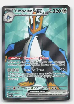 Empoleon ex 114/094 Ultra Rare Phantasmal Flames Pokemon Holo Near Mint - Image 1