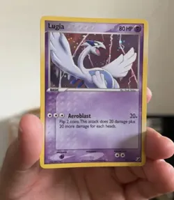 Pokemon TCG Lugia Unseen Forces Cosmo Holo Card 29/115 Rare - Image 1