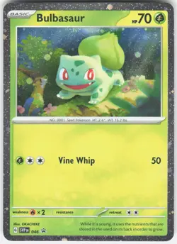 Bulbasaur (Cosmos Holo) 046 Promo Scarlet & Violet Promo Pokemon Near Mint - Image 1