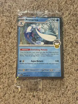 Pokemon TCG Primarina Sealed ‘What’s Your Favorite’ Promo - IN HAND Barnes&Noble - Image 1