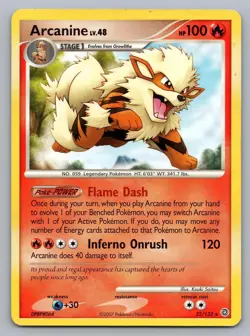 ARCANINE 22/132 RARE SECRET WONDERS POKEMON HP - Image 1