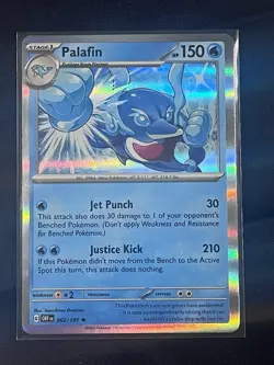 Palafin 062/197 Holo Rare Obsidian Flames Pokemon TCG NM - Image 1