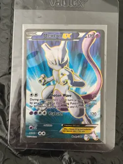 Pokemon Mewtwo EX Full Art TCG Card 157/162 XY Breakthrough - Image 1