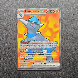 Rampardos ex 100/084 Pitch Black Pokemon Ultra Rare Holo EN - Image 1