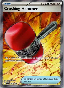 Pokemon TCG Pitch Black Crushing Hammer 105/084 Ultra Rare - Image 1