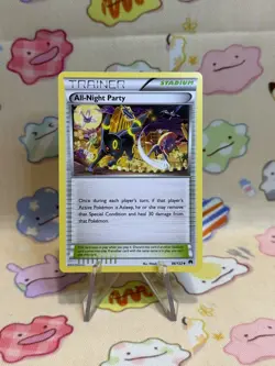 All-Night Party 96/122 BREAKpoint Pokemon NM #2 - Image 1