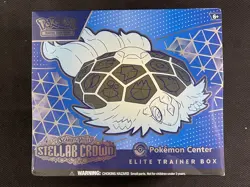Pokemon Cards Sealed ETB Pokemon Center Exclusive Stellar Crown S&V - Image 1