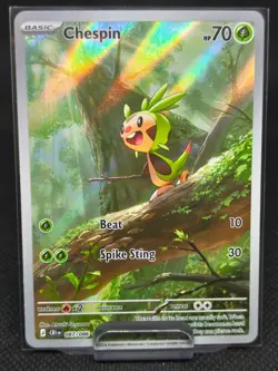 Pokemon TCG - Chaos Rising - Chespin - illustration rare - 087/086 - Image 1