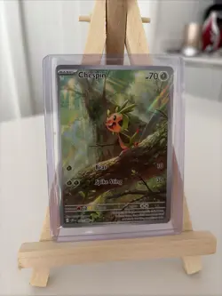 Pokemon TCG Chespin 087/086 Chaos Rising Illustration Rare - Image 1