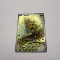 Pokemon TCG Chespin Chaos Rising Illustration Rare 087/086 Near Mint #2 - Image 1
