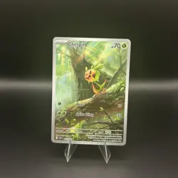 Pokemon TCG Chespin 087/086 Illustration Rare Chaos Rising NM/M - Image 1
