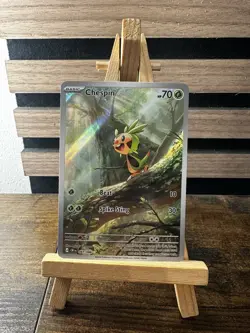Pokemon TCG Chespin 087/086 Chaos Rising Illustration Rare - Image 1