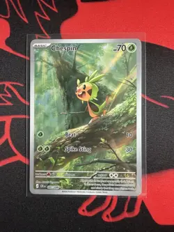 Pokemon TCG 087/086 Chespin Illustration Rare Chaos Rising | Near Mint! - Image 1