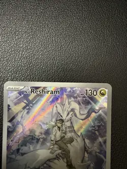 Pokemon N's Reshiram 167/159 Illustration Rare Journey Together Pokemon Holo NM - Image 2
