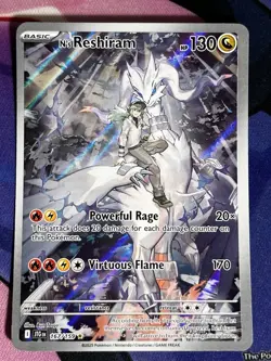 Pokemon TCG N's Reshiram 167/159 Illustration Rare Journey Together Card - Image 1