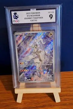 Pokemon TCG N's Reshiram 167/159 Illustration Rare Journey Together GRADED MGC 9 - Image 1