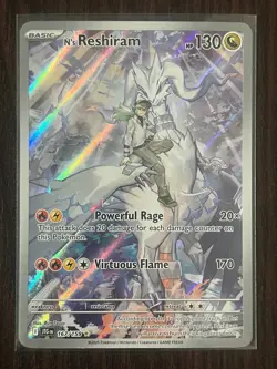 N's Reshiram 167/159 Illustration Rare Journey Together Pokemon NM - Image 1