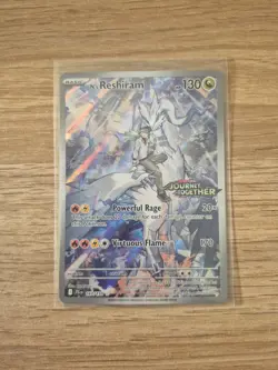 N's Reshiram Stamped Promo 167/159 Illustration Rare Pokemon Journey Together #2 - Image 1