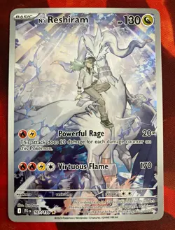 Pokemon TCG N's Reshiram 167/159 Journey Together illustration rare - Image 1